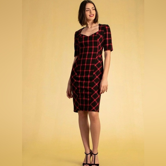 Trina Turk Chiyah Plaid Dress - Picture 2 of 12